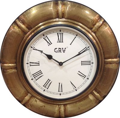 55% OFF on GRV 1605 Analog 40 cm Dia Wall Clock Brass 55% OFF on GRV 1605 Analog 40 cm Dia Wall Clock Brass