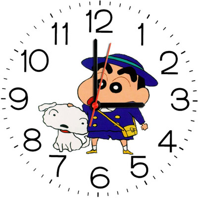 23% OFF on Ellicon B87 Shinchan Cartoon Analog Wall Clock White 23% OFF on Ellicon B87 Shinchan Cartoon Analog Wall Clock White