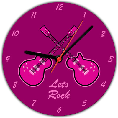 14% OFF on Lovely Collection Designer Lets Rock Analog Wall Clock Multicolour 14% OFF on Lovely Collection Designer Lets Rock Analog Wall Clock Multicolour