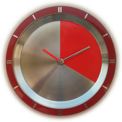 23% OFF on Onatto Red & Silver Wall Clock. Analog Wall Clock Red & Silver 23% OFF on Onatto Red & Silver Wall Clock. Analog Wall Clock Red & Silver