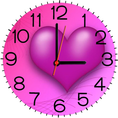 23% OFF on Ellicon B309 Love Heart Analog Wall Clock Multicolor 23% OFF on Ellicon B309 Love Heart Analog Wall Clock Multicolor