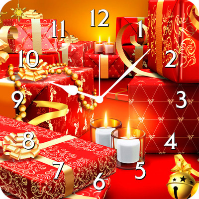 50% OFF on FurnishFantasy Christmas Analog Wall Clock Multicolor