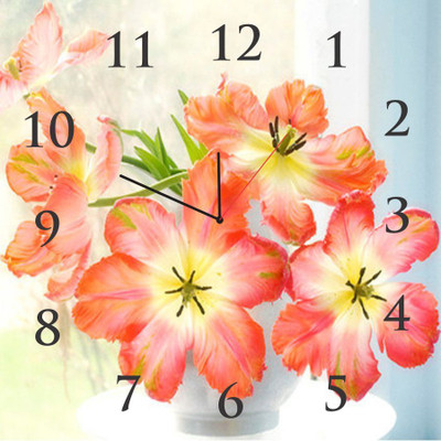 14% OFF on Everyday Gifts Floral Design Analog Wall Clock Black 14% OFF on Everyday Gifts Floral Design Analog Wall Clock Black