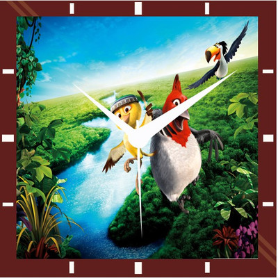 50% OFF on Moneysaver Rio 2 Journey Analog Wall Clock Multicolour