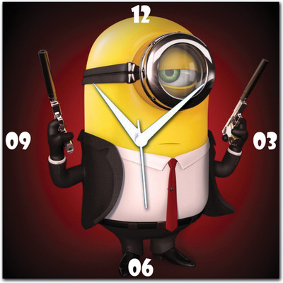 72% OFF on Amore Hitman Minion Analog Wall Clock Multicolor