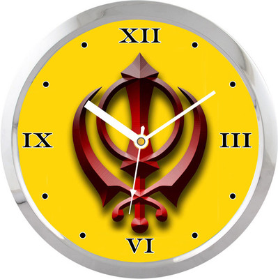 31% OFF on Shopping Monster Punjabi Religious Analog Wall Clock Silver 31% OFF on Shopping Monster Punjabi Religious Analog Wall Clock Silver