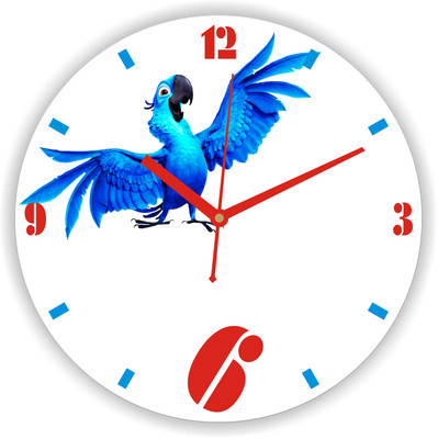 25% OFF on Onatto Wings To Greater Heights. Analog Wall Clock Multicolor