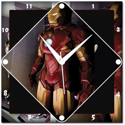 70% OFF on WebPlaza Ironman Analog Wall Clock Multicolor