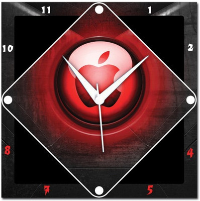 72% OFF on Amore Red Apple Analog Wall Clock Multicolor 72% OFF on Amore Red Apple Analog Wall Clock Multicolor