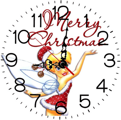 28% OFF on Ellicon 86 Merry Christmas Analog Wall Clock White