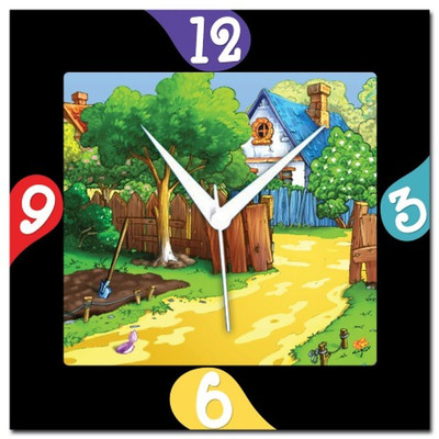 72% OFF on Amore Backyard Analog Wall Clock Black 72% OFF on Amore Backyard Analog Wall Clock Black