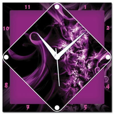 72% OFF on Amore Purple Abstract 107374 Analog Wall Clock Purple 72% OFF on Amore Purple Abstract 107374 Analog Wall Clock Purple