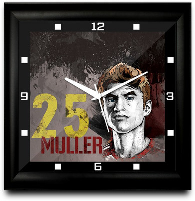 73% OFF on ShopMantra Muller Footballer Square Analog Wall Clock Black 73% OFF on ShopMantra Muller Footballer Square Analog Wall Clock Black