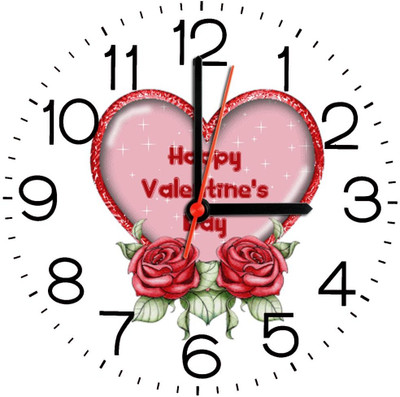28% OFF on Ellicon 235 Happy Valentine Day Analog Wall Clock White 28% OFF on Ellicon 235 Happy Valentine Day Analog Wall Clock White