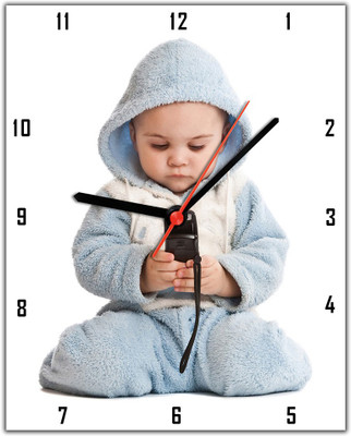 40% OFF on Lovely Collection Let Me Take A Selfie Analog Wall Clock Multicolor