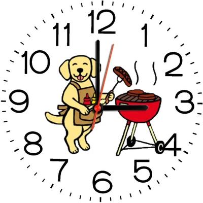 23% OFF on Ellicon B193 Funny Dog Analog Wall Clock White 23% OFF on Ellicon B193 Funny Dog Analog Wall Clock White