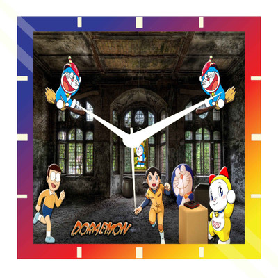 50% OFF on Moneysaver Doraemon Analog Wall Clock Multicolor