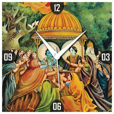 70% OFF on WebPlaza beautiful 475 Analog Wall Clock Multicolor