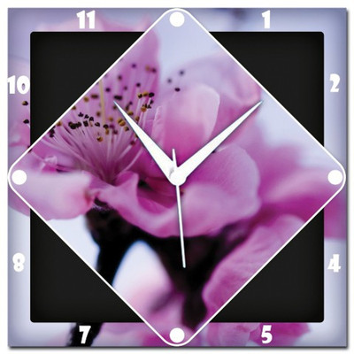 72% OFF on Amore Pink Cherry Blossom Analog Wall Clock Pink 72% OFF on Amore Pink Cherry Blossom Analog Wall Clock Pink