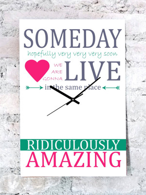 46% OFF on Kwardrobe Ridiculously Amazing Analog Wall Clock White