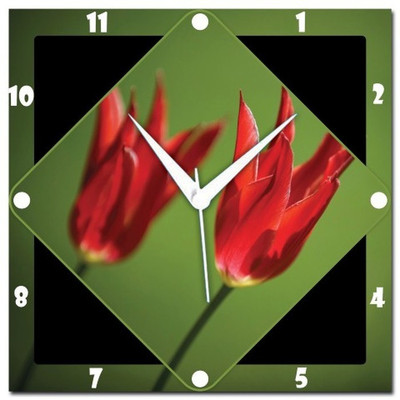70% OFF on WebPlaza Red Tulips Analog Wall Clock Multicolor 70% OFF on WebPlaza Red Tulips Analog Wall Clock Multicolor
