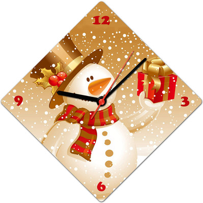 40% OFF on Lovely Collection Snowman Analog Wall Clock Multicolor 40% OFF on Lovely Collection Snowman Analog Wall Clock Multicolor