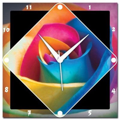 70% OFF on WebPlaza Colorful Rose Analog Wall Clock Multicolor 70% OFF on WebPlaza Colorful Rose Analog Wall Clock Multicolor