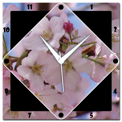 72% OFF on Amore Cherry Blossom 107299 Analog Wall Clock Multicolor