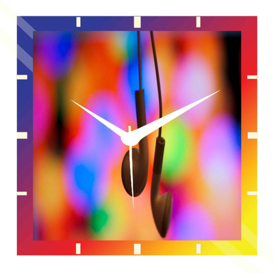 50% OFF on Moneysaver Music Nokia Headset Analog Wall Clock Multicolor