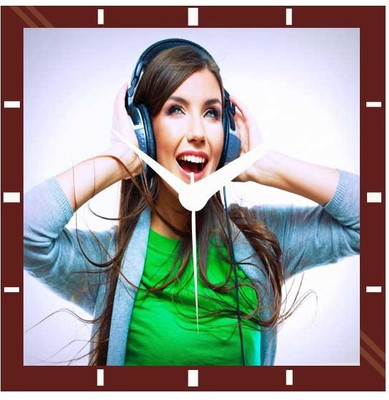 50% OFF on Moneysaver Enjoy of Music Analog Wall Clock Multicolour