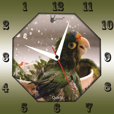 55% OFF on Lycans Anti 0012 Analog Wall Clock Grey, Green