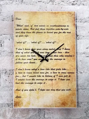 46% OFF on Kwardrobe Valentine Letter Analog Wall Clock Rustic 46% OFF on Kwardrobe Valentine Letter Analog Wall Clock Rustic