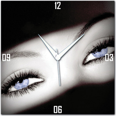 83% OFF on Amore Eyes Analog Wall Clock Multicolor 83% OFF on Amore Eyes Analog Wall Clock Multicolor