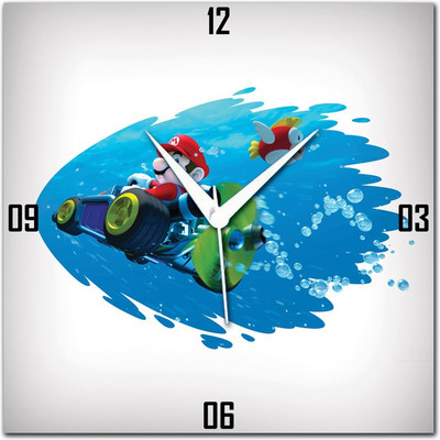 70% OFF on WebPlaza Mario Kart 7 Analog Wall Clock Multicolor