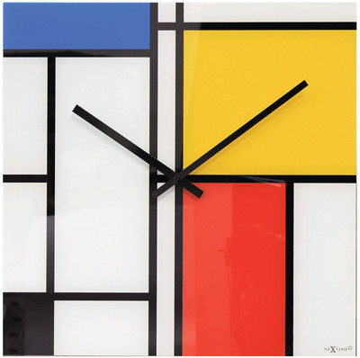Nextime Time Lines Analog Wall Clock Multicolor
