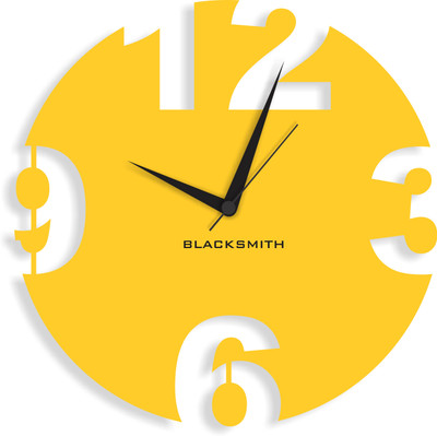 23% OFF on Blacksmith Traffic Yellow Simple Number Analog Wall Clock Traffic Yellow 23% OFF on Blacksmith Traffic Yellow Simple Number Analog Wall Clock Traffic Yellow