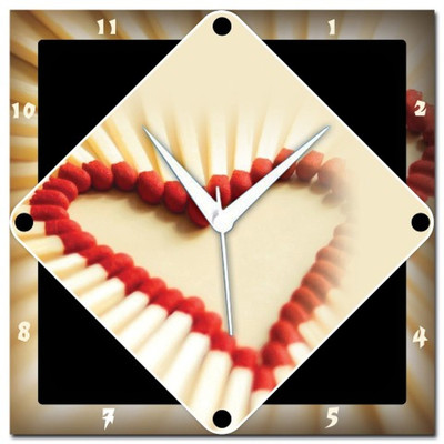 72% OFF on Amore Stick Heart Analog Wall Clock Multicolor 72% OFF on Amore Stick Heart Analog Wall Clock Multicolor