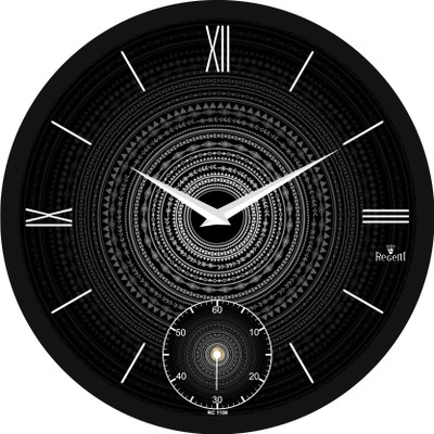 62% OFF on Regent White Texture Analog Wall Clock Black 62% OFF on Regent White Texture Analog Wall Clock Black