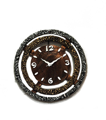 27% OFF on Krafthub Round Shape Analog Wall Clock Copper Brown 27% OFF on Krafthub Round Shape Analog Wall Clock Copper Brown