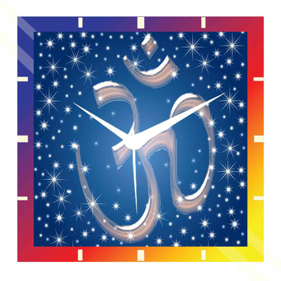 50% OFF on Moneysaver Om Analog Wall Clock Multicolor