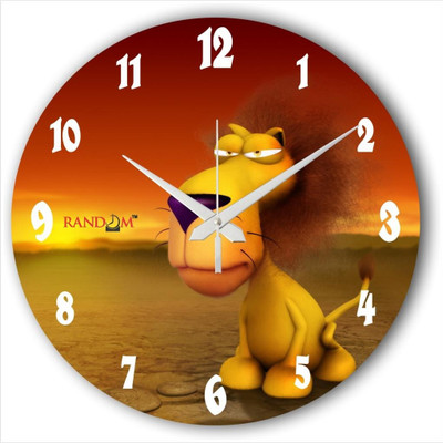 Random Jungle King Analog Wall Clock Multicolor Random Jungle King Analog Wall Clock Multicolor