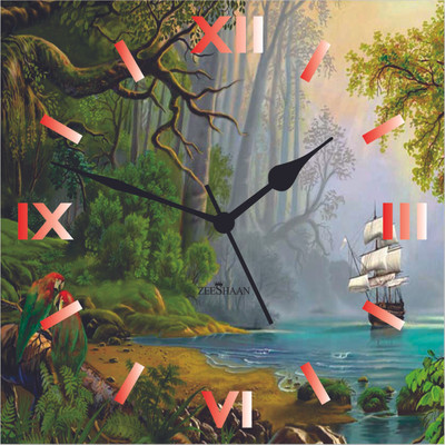 55% OFF on Zeeshaan Zee494 Analog Wall Clock Multicolor 55% OFF on Zeeshaan Zee494 Analog Wall Clock Multicolor