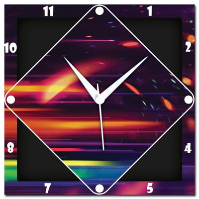 83% OFF on Amore Colorful Abstract Analog Wall Clock Multicolor 83% OFF on Amore Colorful Abstract Analog Wall Clock Multicolor