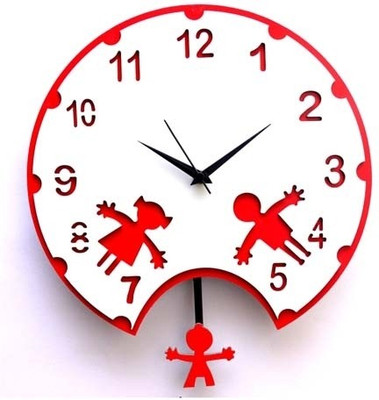 58% OFF on Panache Kids Aluminium Analog Wall Clock White, Red 58% OFF on Panache Kids Aluminium Analog Wall Clock White, Red