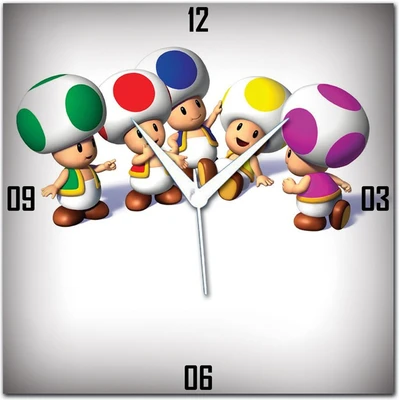 70% OFF on WebPlaza Super Mario Analog Wall Clock Multicolor