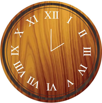 14% OFF on Everyday Gifts Wooden Design Analog Wall Clock Black