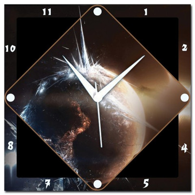 72% OFF on Amore Planet Analog Wall Clock Multicolor