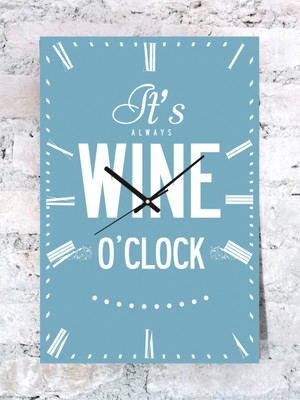 46% OFF on Kwardrobe Wine-O' Analog Wall Clock Blue 46% OFF on Kwardrobe Wine-O' Analog Wall Clock Blue