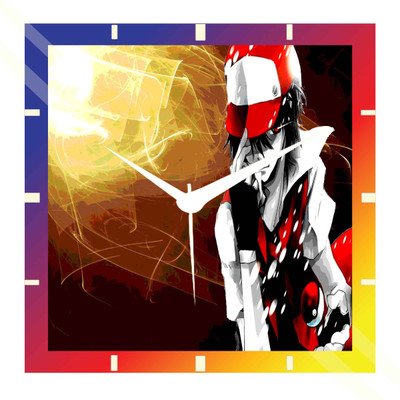 50% OFF on Moneysaver Red By Animeker Analog Wall Clock Multicolor