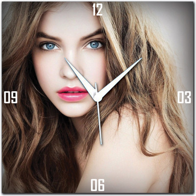 72% OFF on Amore Barbara Palvin 113436 Analog Wall Clock Grey